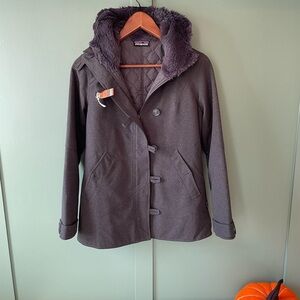 Patagonia Dark Gray Pea Coat